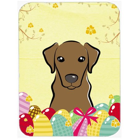 CAROLINES TREASURES Chocolate Labrador Easter Egg Hunt Mouse Pad- Hot Pad or Trivet BB1916MP